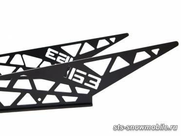 Задний бампер на Polaris Pro-Ride 163” артикул STSЗБп010