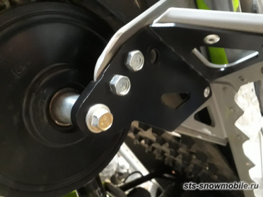 Комплект кронштейнов крепления задней подвески на снегоходы Arctic Cat Hardcore EVO, 153\