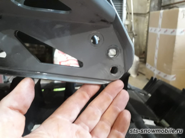 Комплект кронштейнов крепления задней подвески на снегоходы Arctic Cat Hardcore EVO, 153\