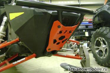 Передний бампер для снегохода Polaris Pro-Ride (толстостенная труба АМГ5) артикул STSПБп009